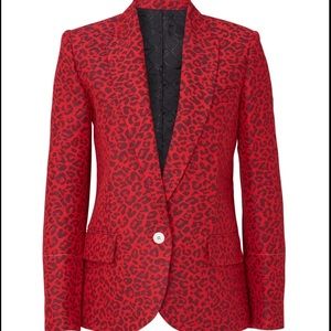 NWOT Zadig & Voltaire - Viking Jac Leo Blazer in Passion